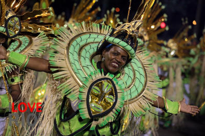 rio de janeiro brazilian carnival parades, queens and floats