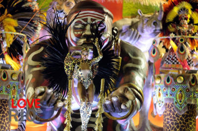 rio de janeiro brazilian carnival parades, queens and floats