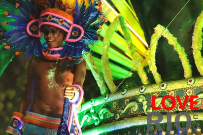 rio de janeiro brazilian carnival parades, queens and floats